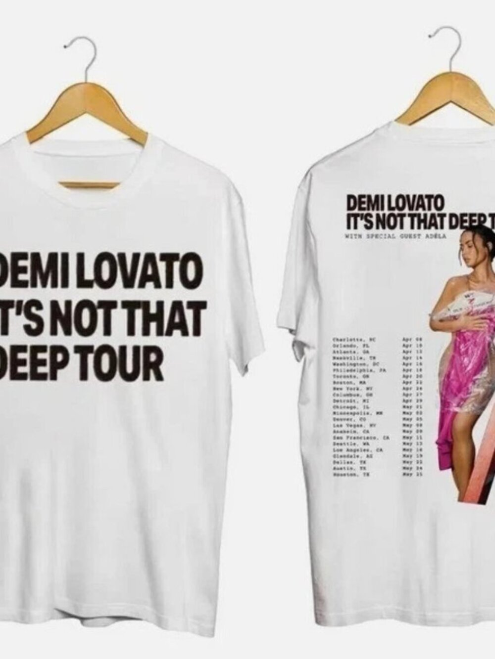 Demi Lovato Its Not That Deep Tour 2026 Concert Fan T-Shirt